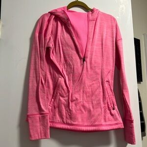 Superdry Long Sleeve Hot Pink Running Hooded Top Size 6